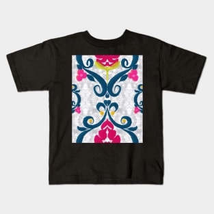 Pink Blossom Geometrical design Kids T-Shirt